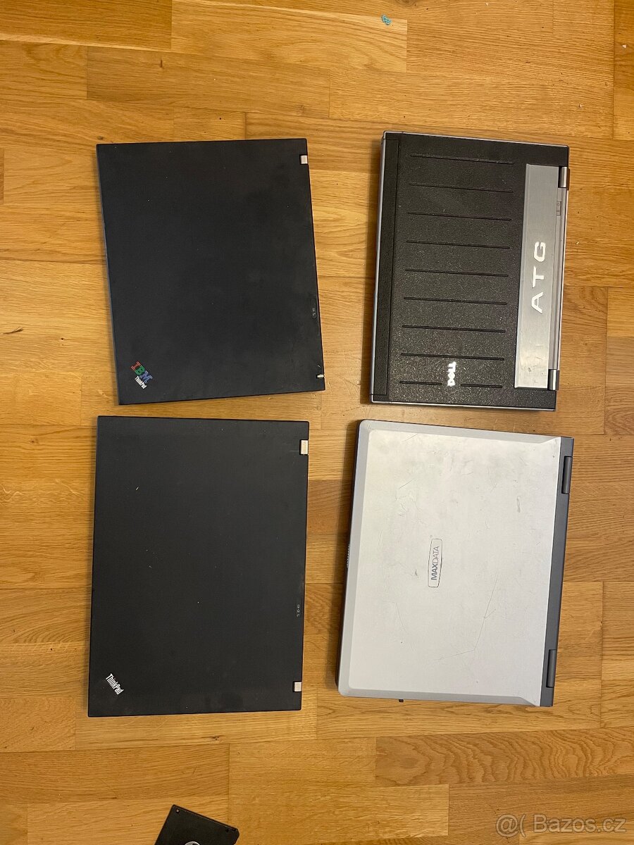 Notebooky Lenovo, IBM, Maxdata a Dell