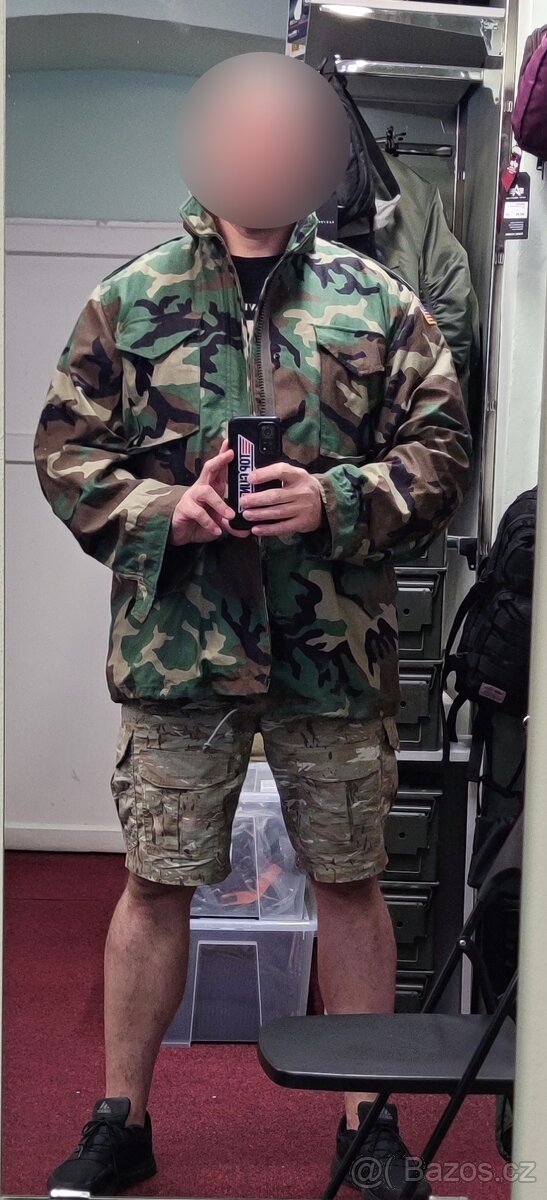 Bunda M65 woodland vel.L/L nenošená USA