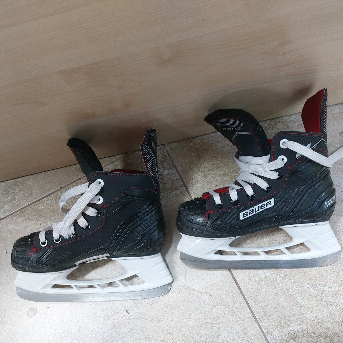 Bauer dětské lední brusle, 33.5 vel, stélka 21 cm, broušené