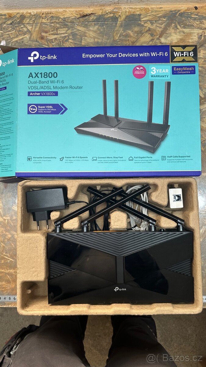 [Prodano]  Modem TP-Link Archer VX1800V, AX1800 - O2 adsl