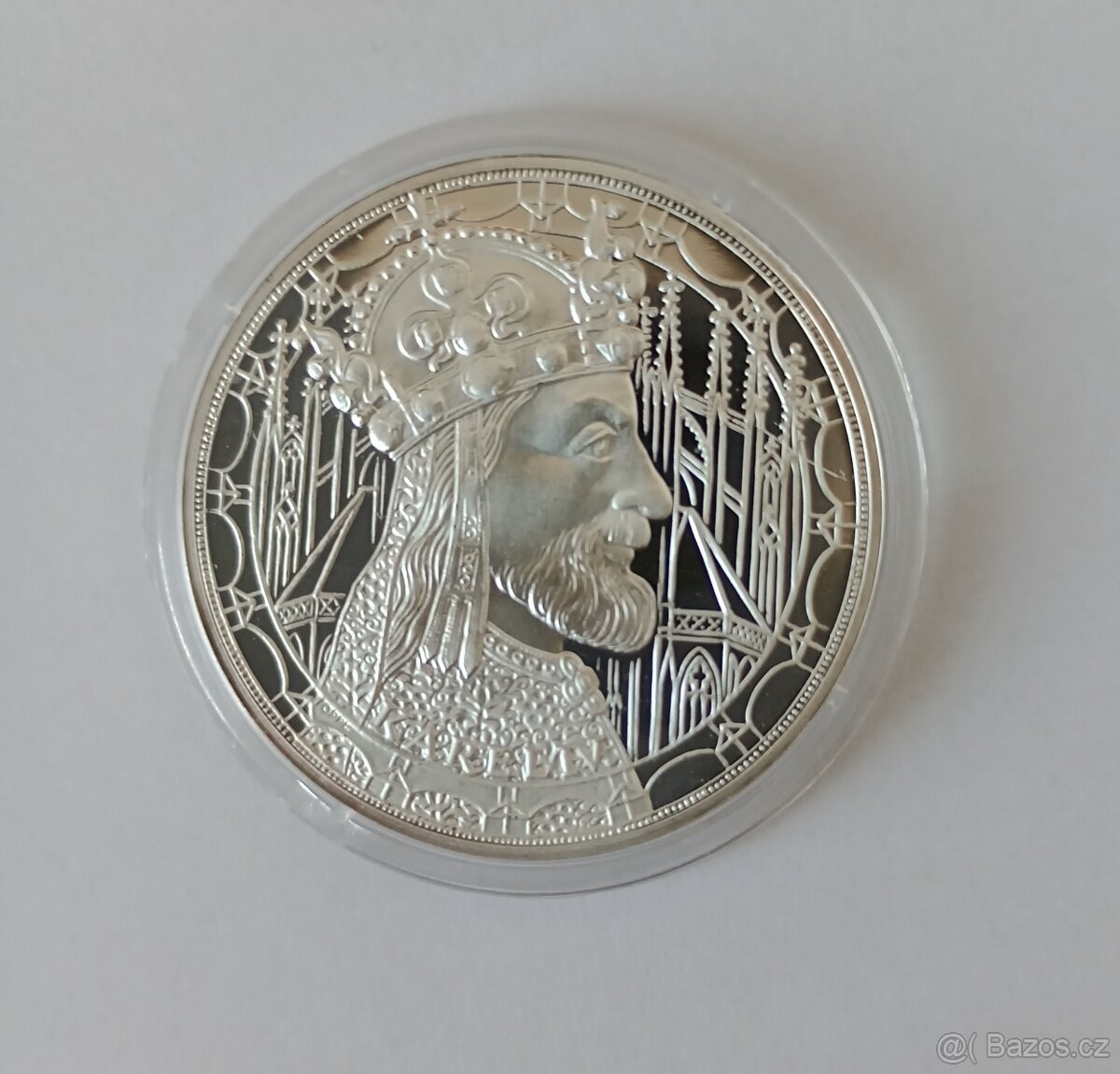 Stříbrná medaile Karel IV.