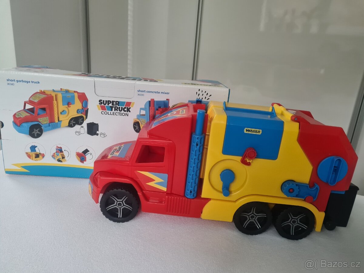 Popelářské auto SUPER TRUCK 3+