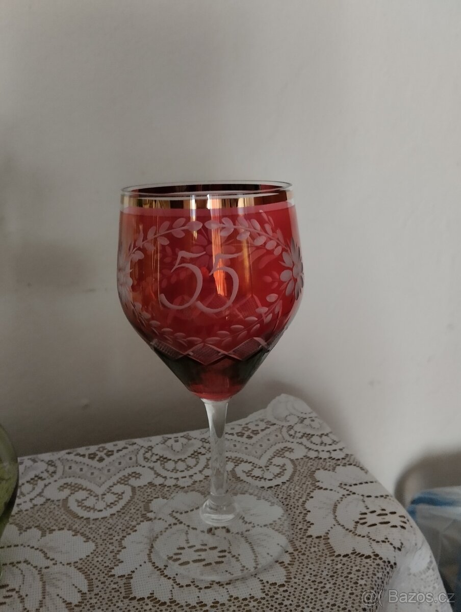 sklenice k výročí