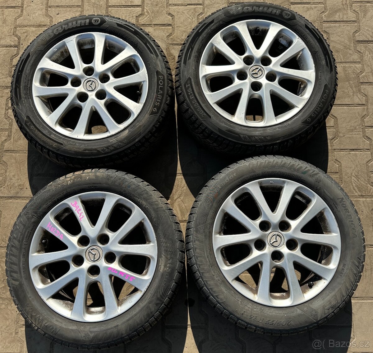 Prodám ALU kola Mazda č. 1555