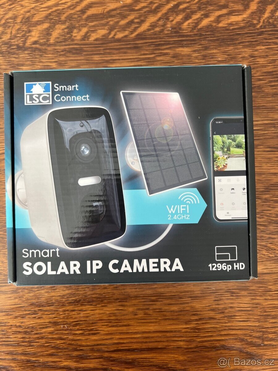 3ks Solární IP kamera +1ks IP kamera do sítě