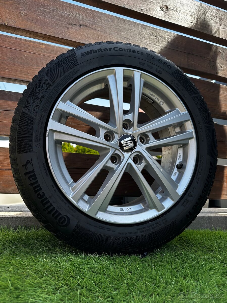 Alu kola 5x112 r16 s pneu (leons)