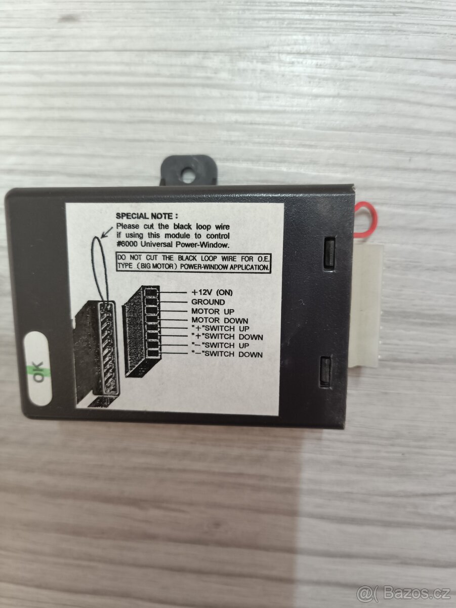 Elektronika dojezdu pro 1 okno