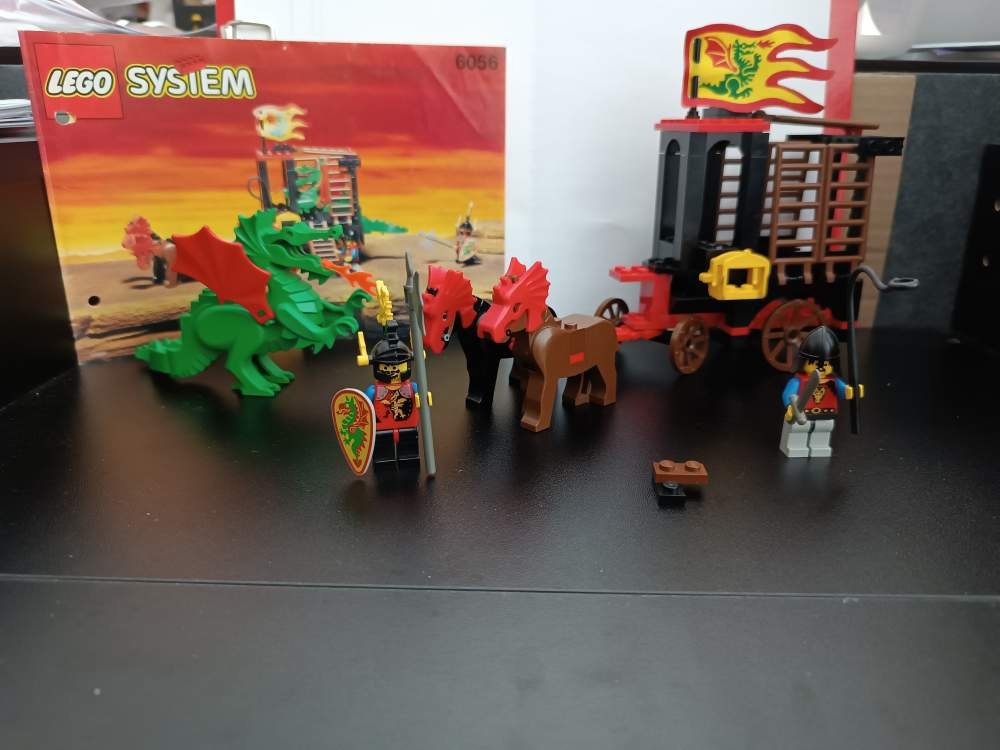LEGO Castle 6056 Dragon Wagon +návod