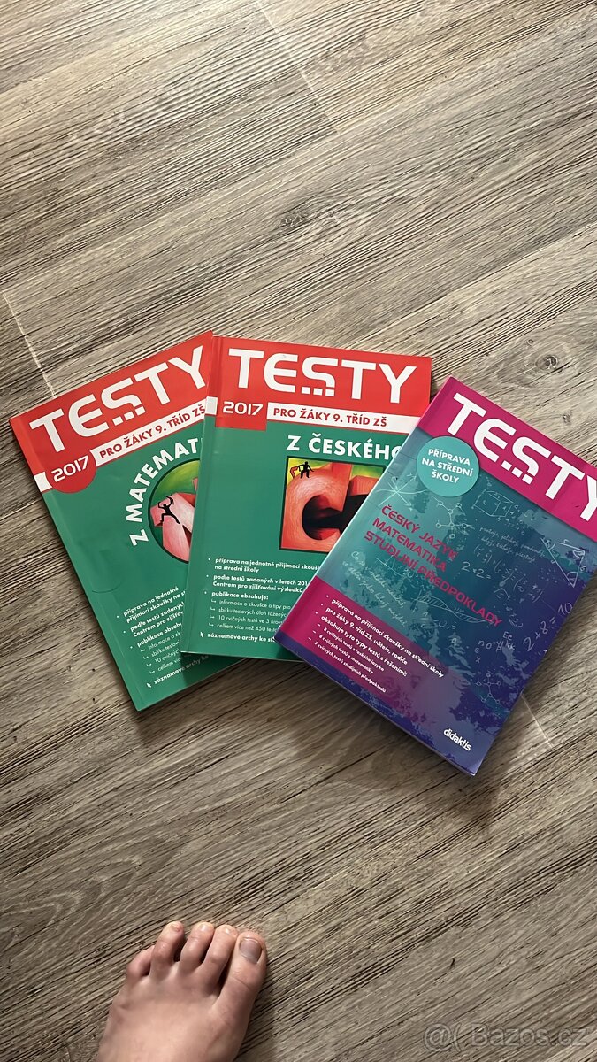 Testy - příprava na střední školu pro žáky 9. Tříd