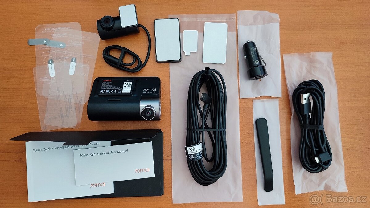 set přední a zadní autokamery 70mai A800S