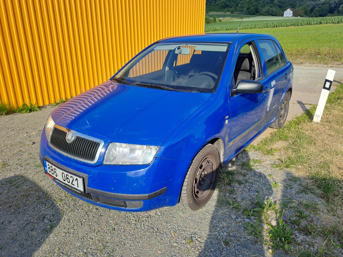 Škoda Fabia 1.4 MPi 50Kw - prodám nebo vyměním za naftu