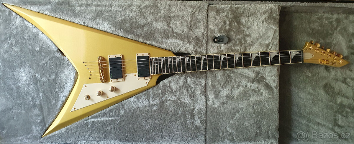 Zánovní kytara ESP LTD KH-V Kirk Hammet signature