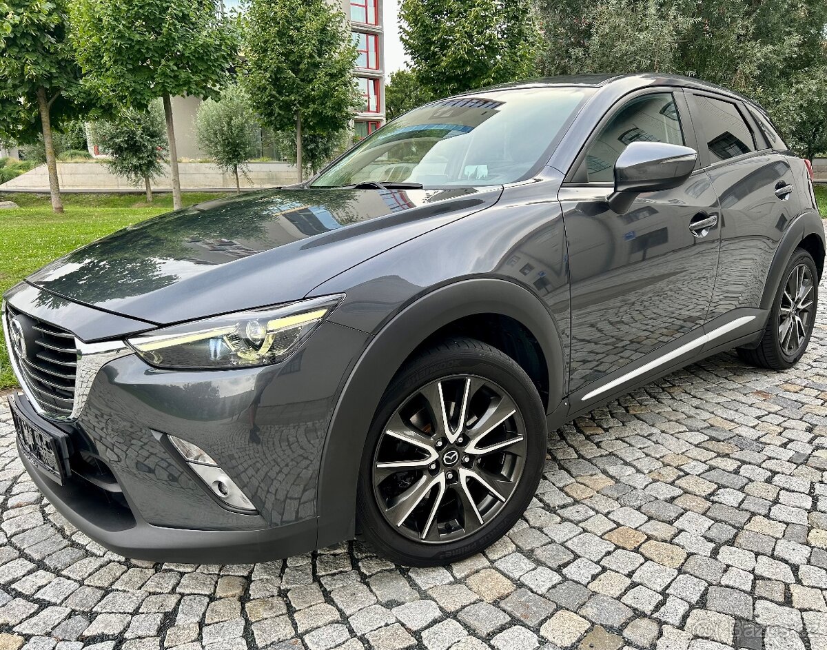 MAZDA CX-3 2.0i 110KW 4x4 KUŽE-LED-KAMERA-PDC-HEAD UP