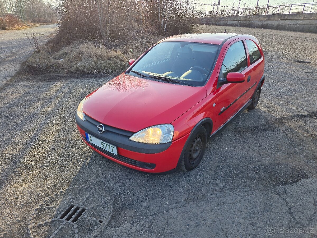 Opel Corsa C, 1.2i 55kw, manuál, nová stk, 155tkm nájezd