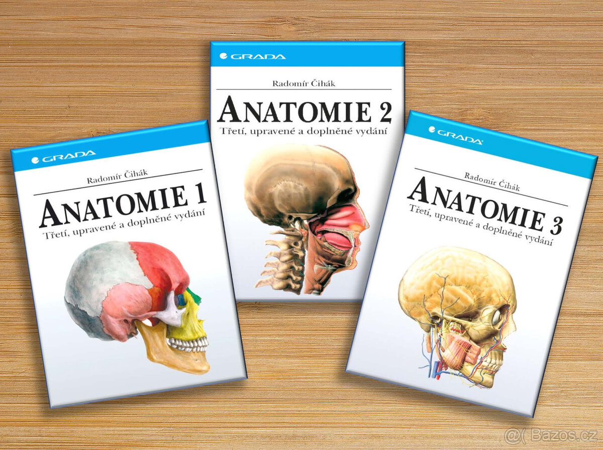 Anatomie 1,2,3 (R.Čihák) v PDF