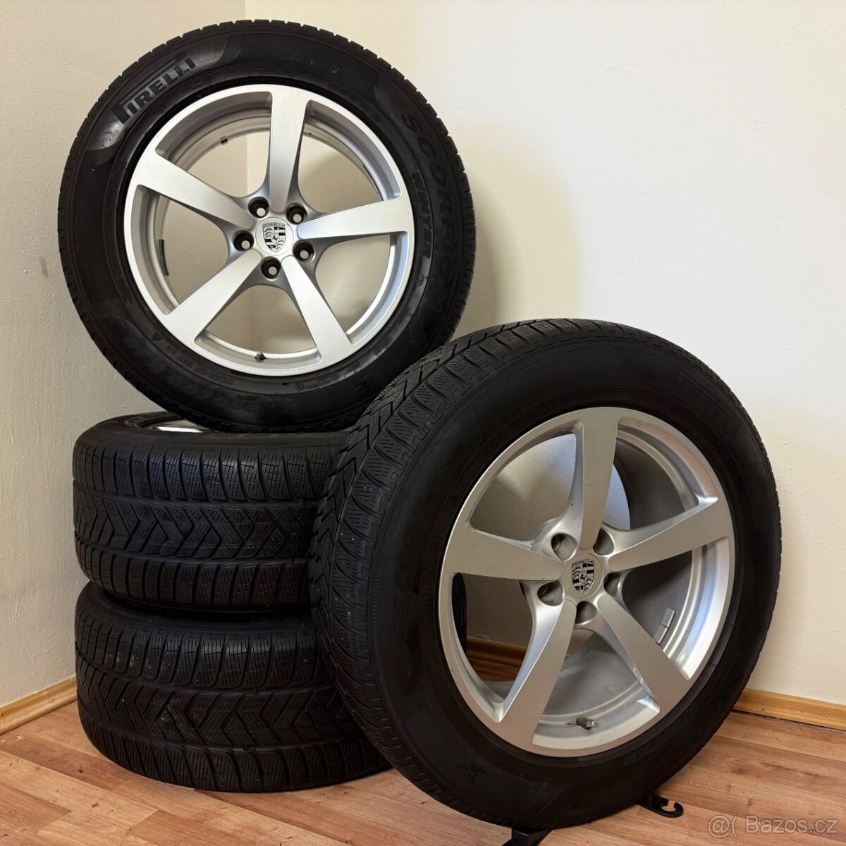 PORSCHE MACAN 5x112 R18 ET21+DVOUROZMĚRNÉ ZIMNÍ PN