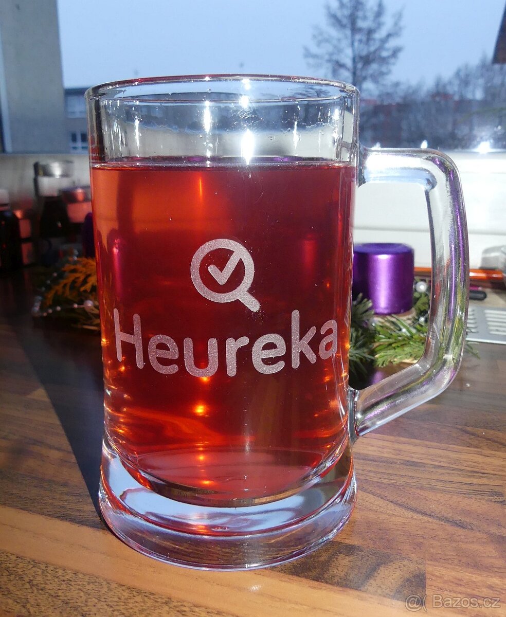Půllitr Heureka, nový