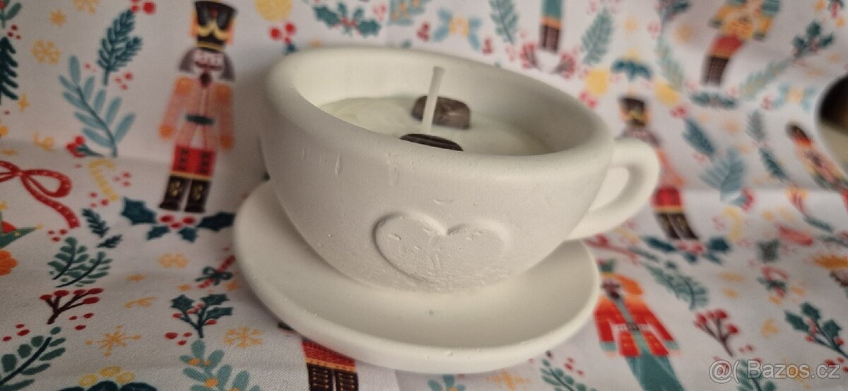 Sójová svíčka káva