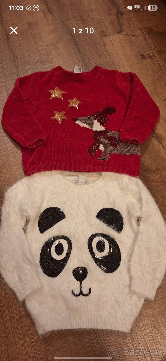 Dívčí svetry