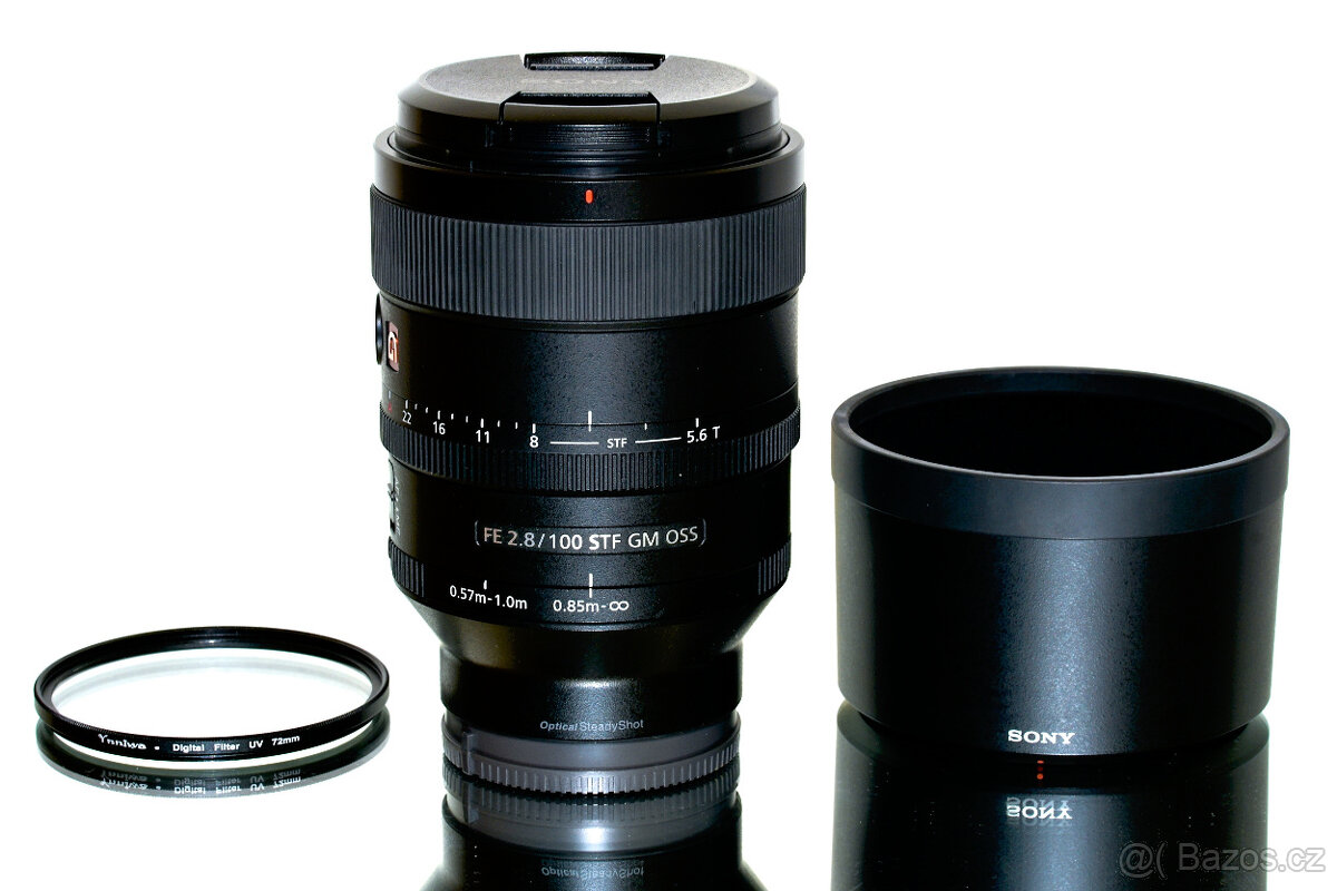 Sony FE 100mm f/2,8 STF GM Makro + UV filtr TOP STAV