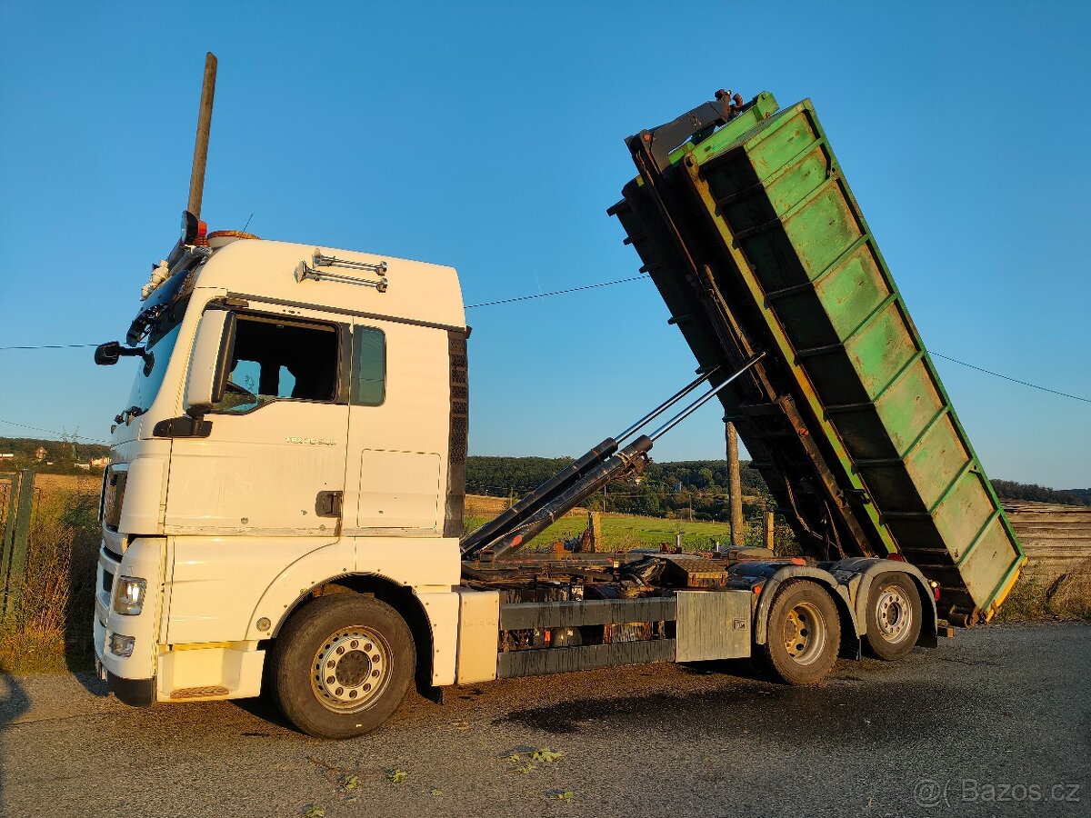 MAN TGX 26.540 , 6x2 , intarder , abroll, nosič kontejnerů