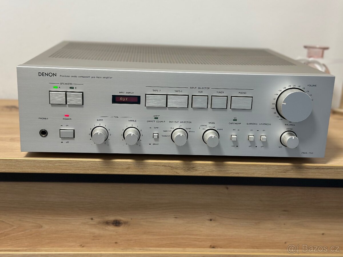 DENON PMA-750 KVALITNÍ STEREO ZESILOVAČ