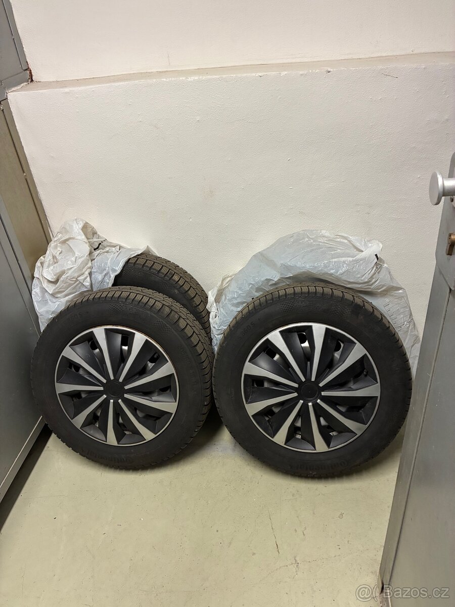 Continental 205/60 R18 Zimní na diskách