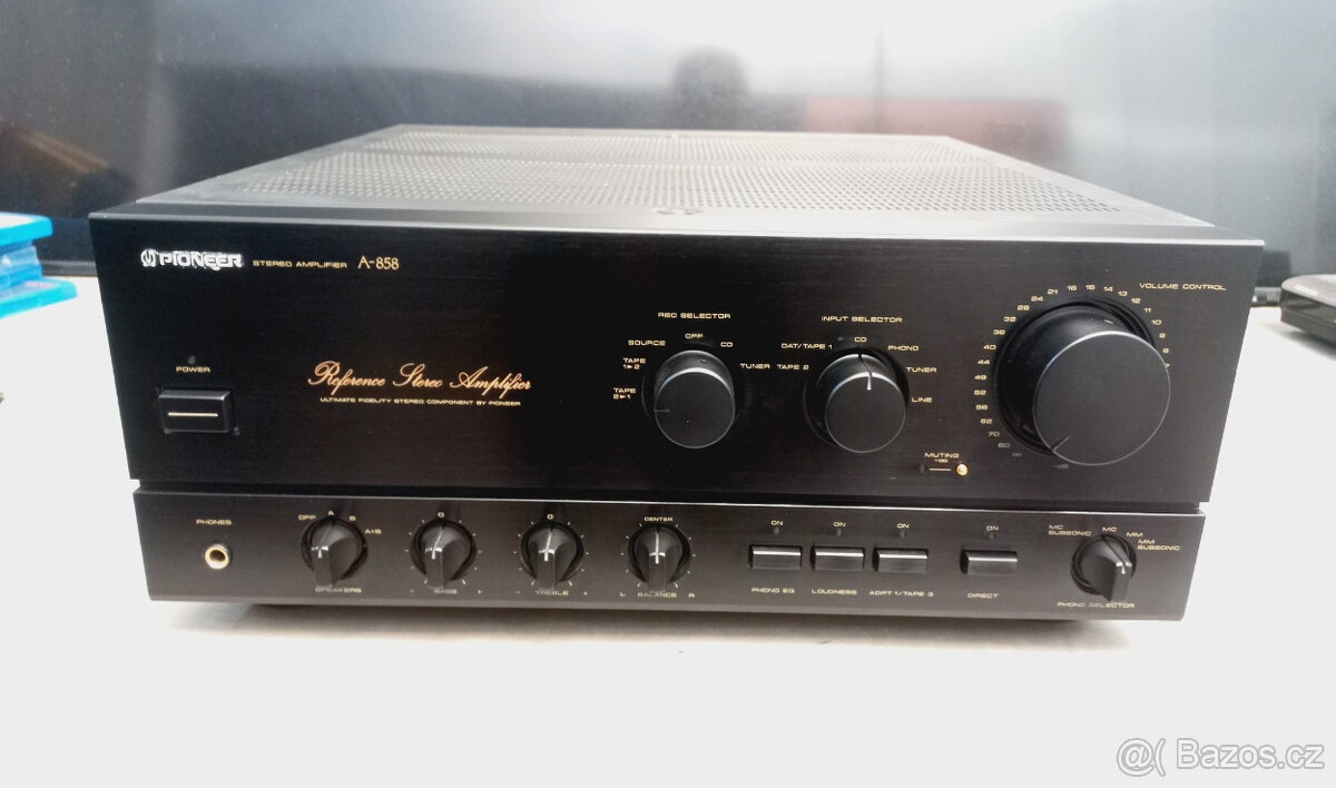 PIONEER A-858, monstrum zesilovač v top stavu, vzácný kousek
