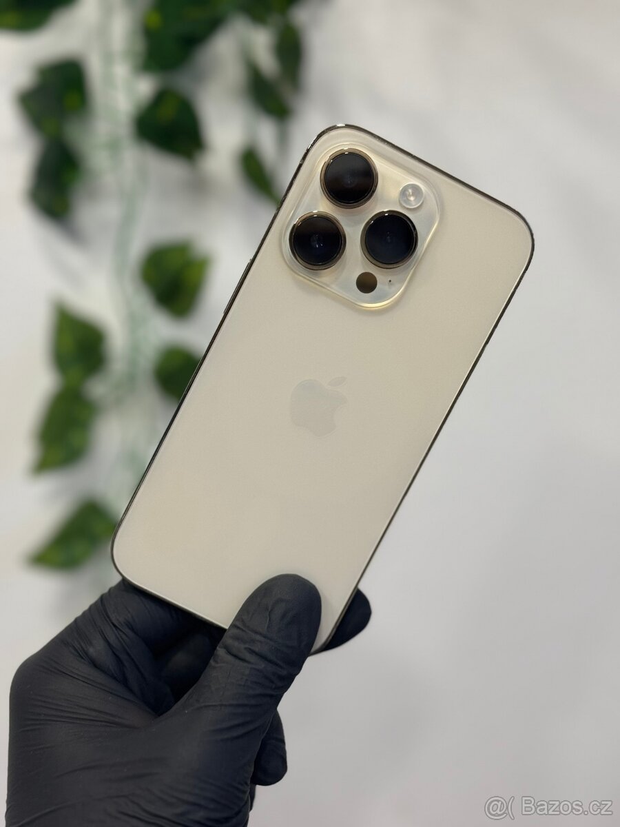 iPhone 14 Pro 128GB zlatý - 99% baterie, DPH
