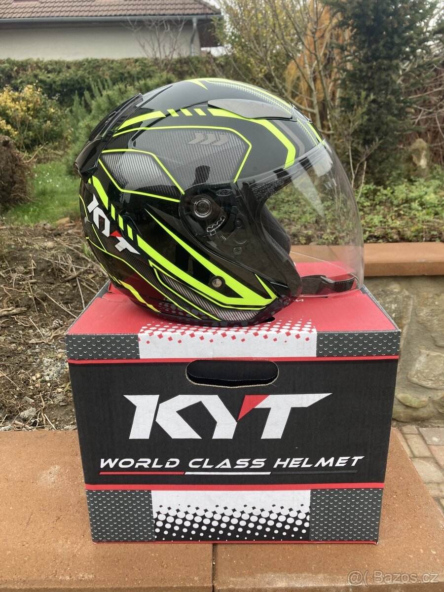 moto přilba KYT HELLCAT ARROW vel S - temer nova