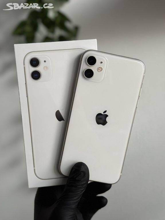 iPhone 11 256GB bílý - 100% baterie