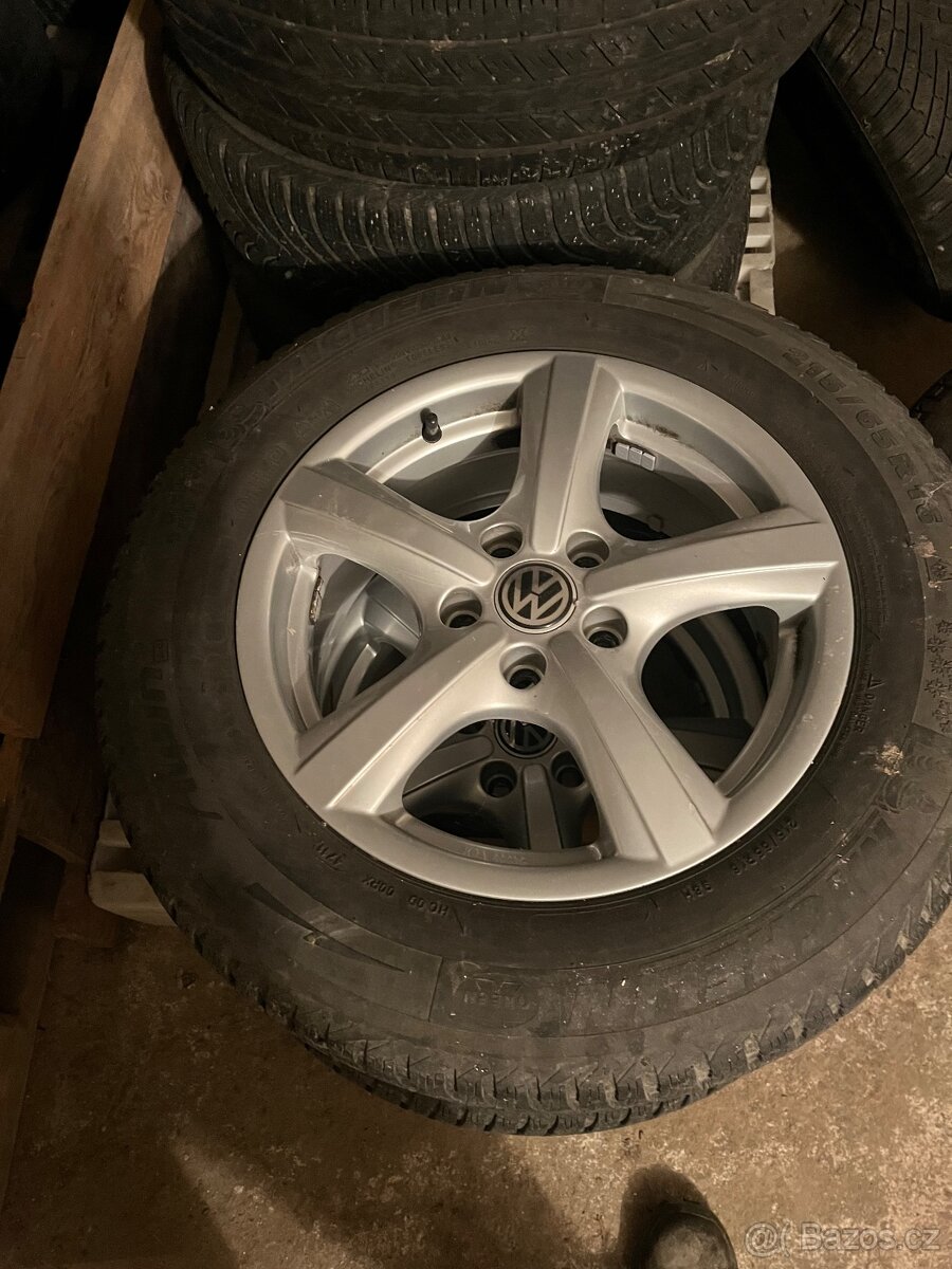 Prodam ALU kola origo  + pneu zimní na vw tiguan I