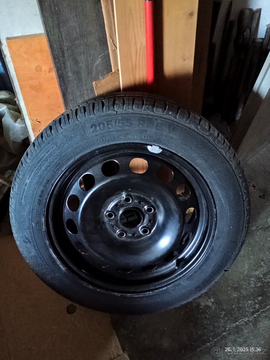 Nová rezerva letní kolo 205/55 R16 Barum Bravuris 3 škoda