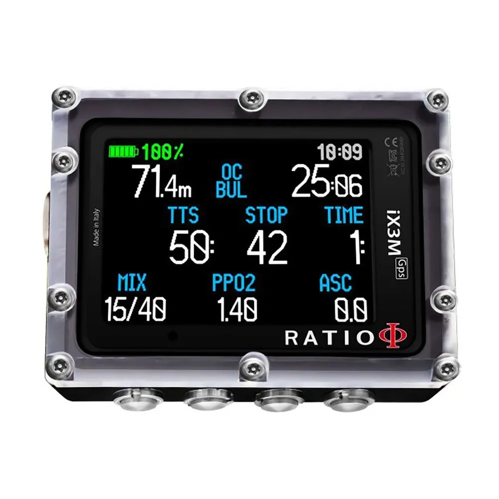 Ratio iX3M Pro Tech + GPS dive computer