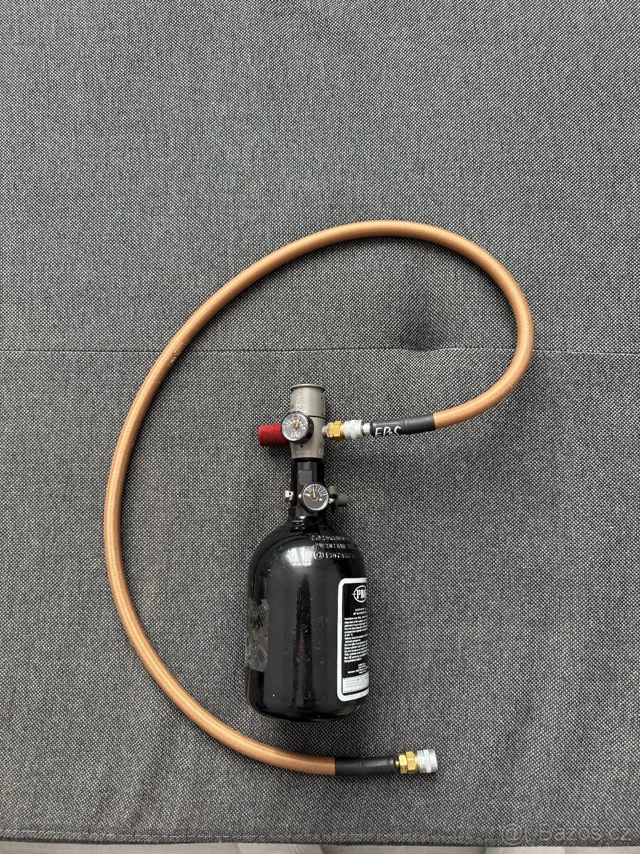láhev HPA + regulátor EPES + hadice