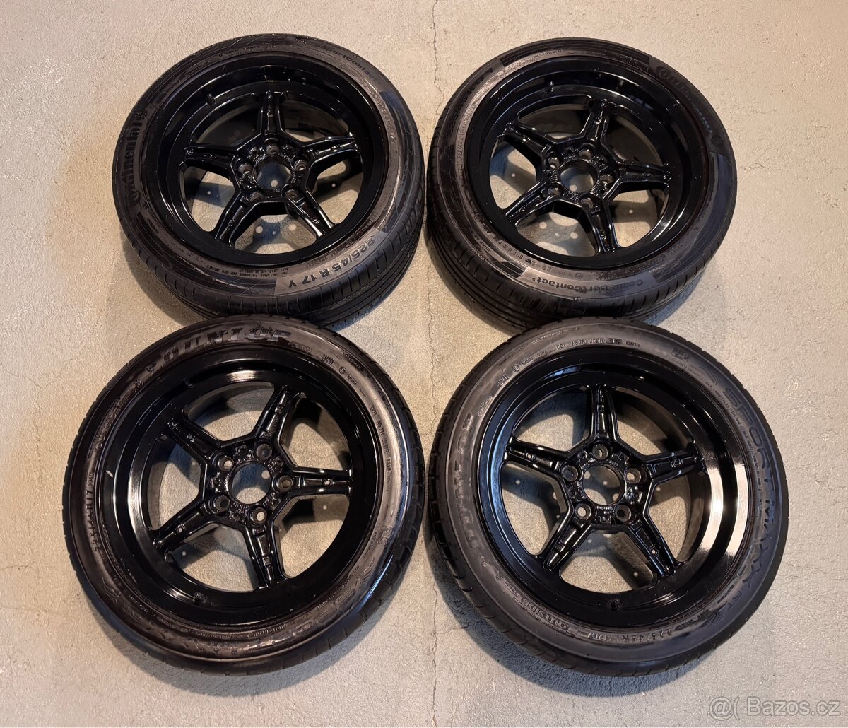 ALU kola BMW E34 M5 sekery / turbíny 8x17