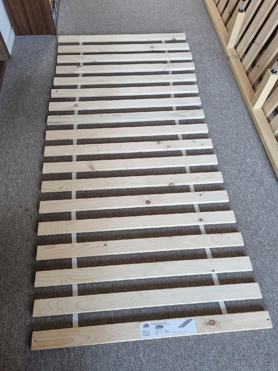 Postelový laťový rošt 90x200 - smrk