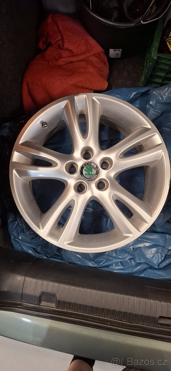 ALU kola Škoda 5x100 6,5Jx16 ET 43