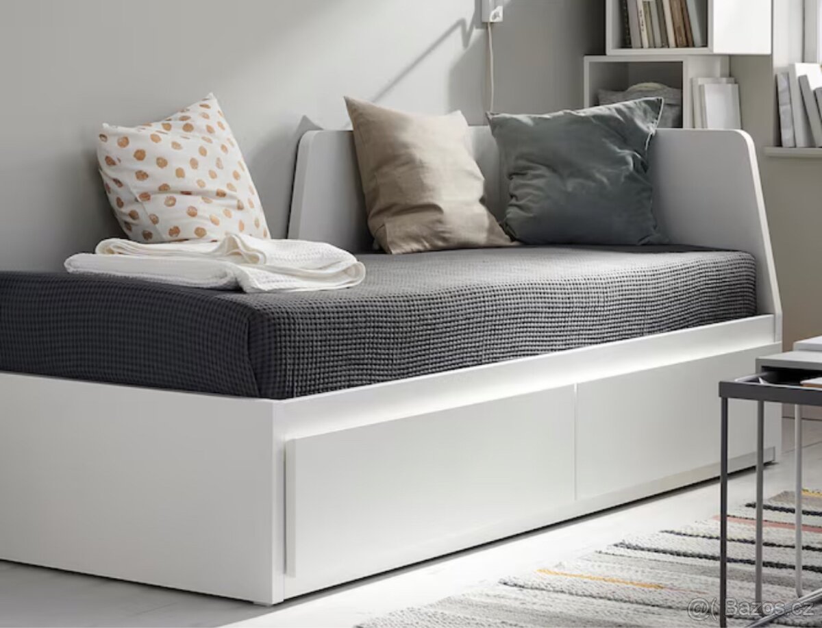 IKEA rozkladaci postel Flekke s úložným prostorem,