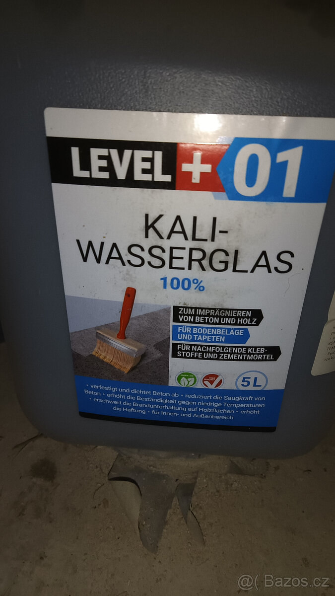 Vodní sklo draselné 4x5L