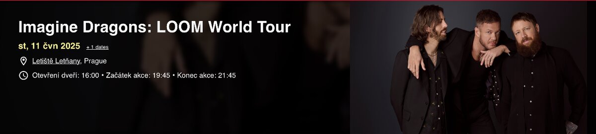 IMAGINE DRAGONS - 11.6. 2025 Praha Letňany
