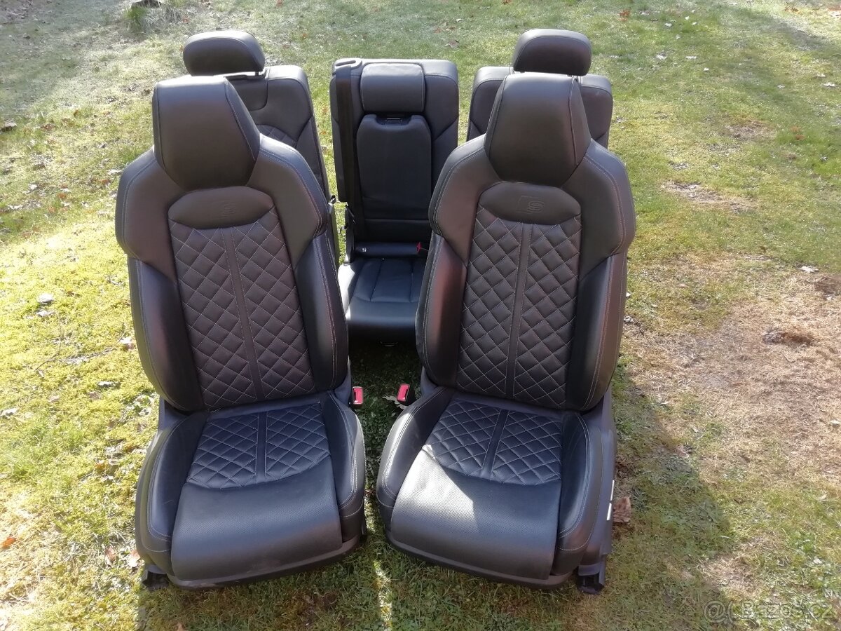 Audi Q7 4M kozeny interier S
