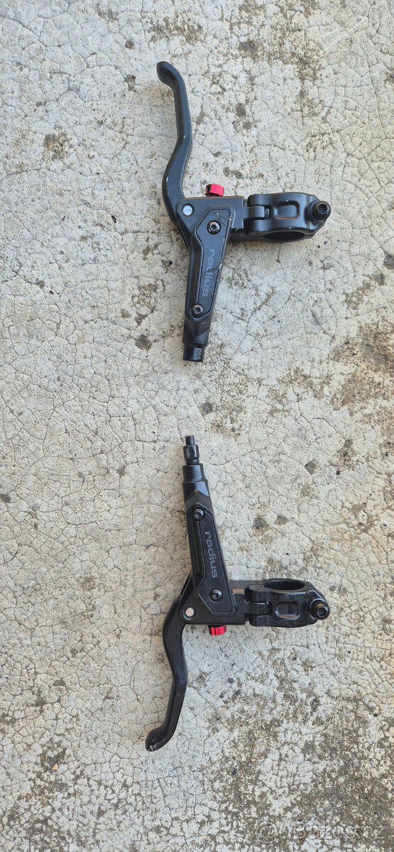 Páčky hydraulických brzd Radius