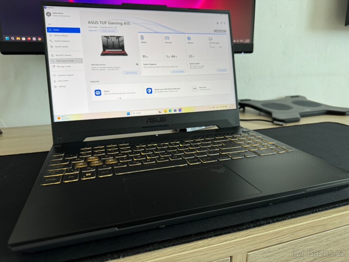 ASUS TUF A15 Ryzen 32 GB RAM 4060 RTX Ryzen 5 Záruka do 2027