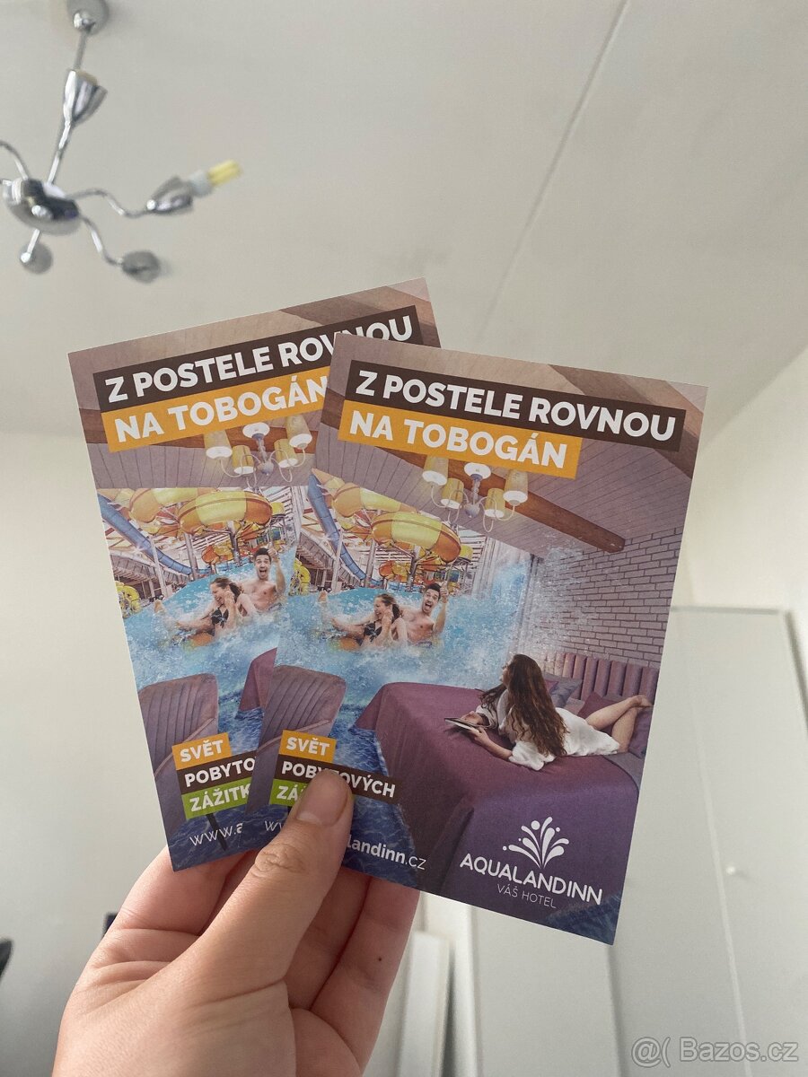 Prodám 2 vstupenky do Aqualandu Moravia