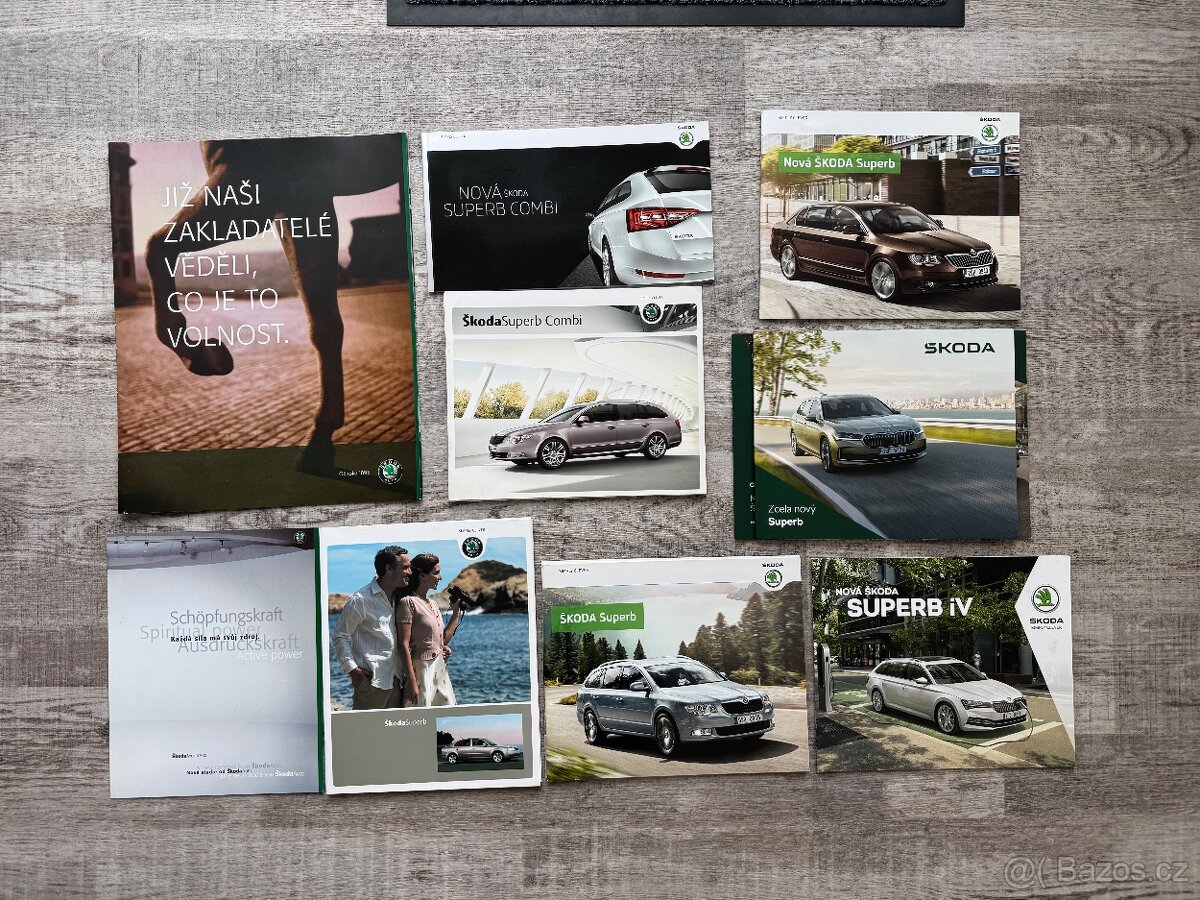 Škoda Superb prospekty, Škoda katalogy