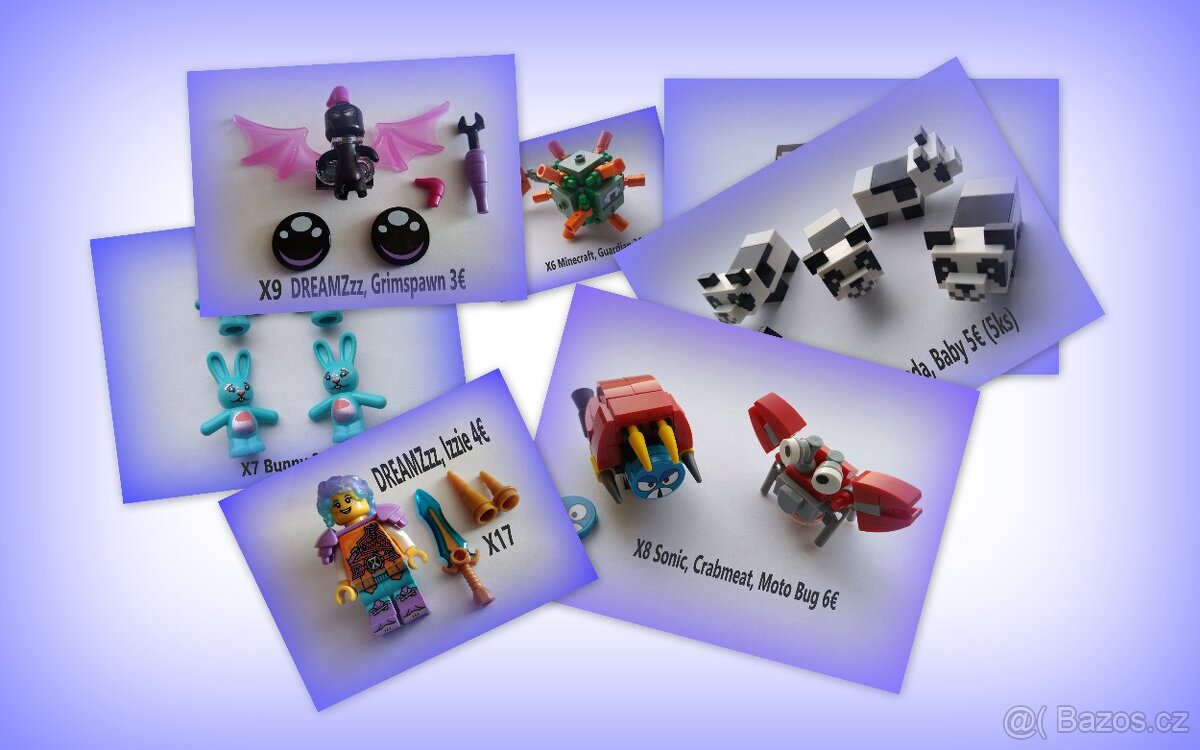 Lego® Originál figúrky, Minecraft, Sonic, DREAMZzz (nové)