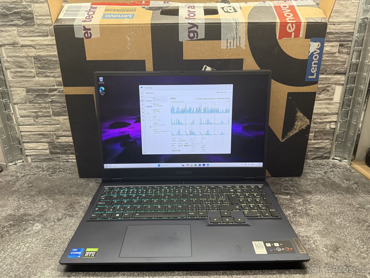 Lenovo Legion 5 i5 11400H 16GB RTX 3060 DPH