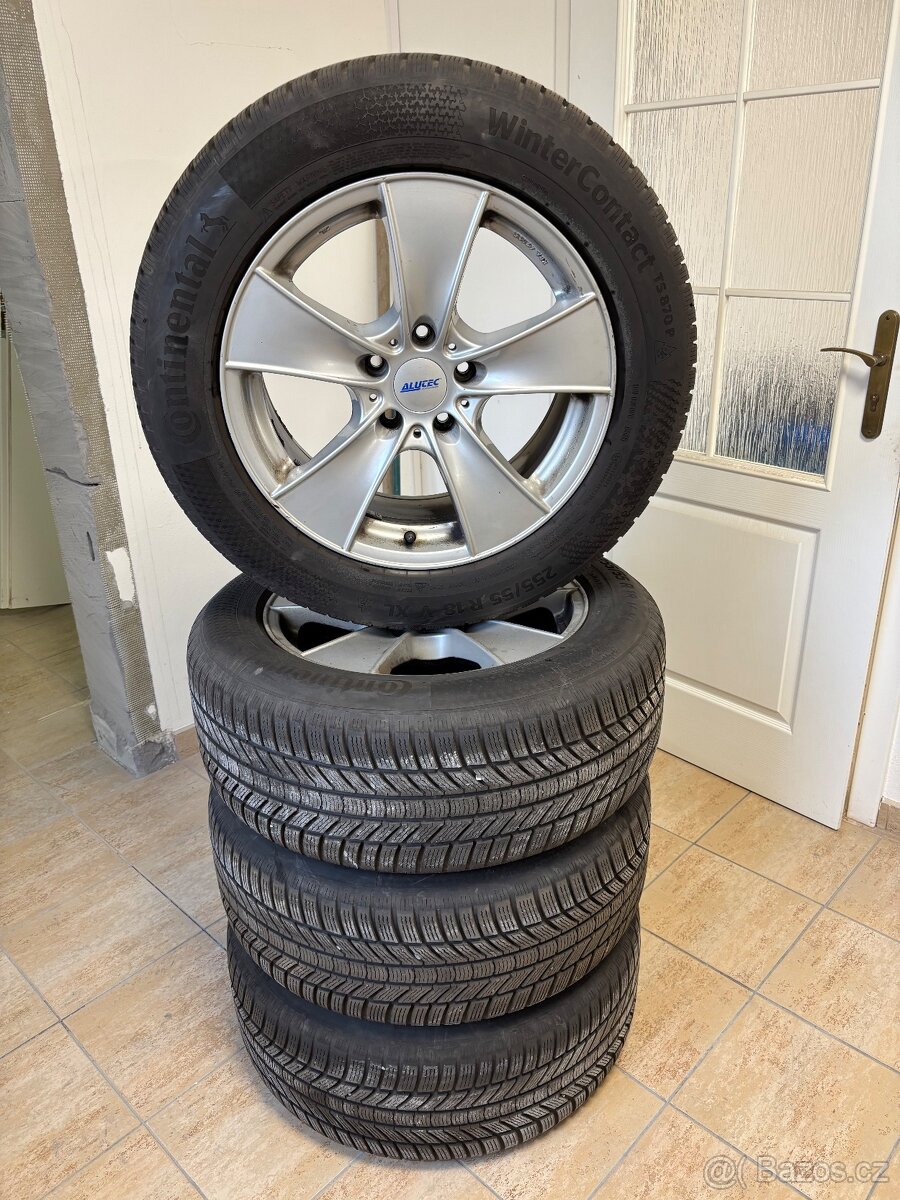 Zimní sada kol BMW X5 5x120 R18, 255/55 R18