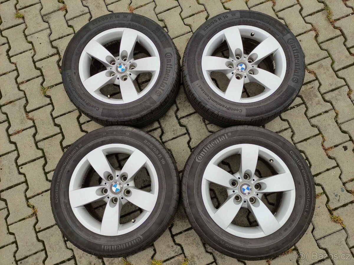 ALU LITÁ KOLA BMW 16" 225/55/16, 5x120, OE: 6777345